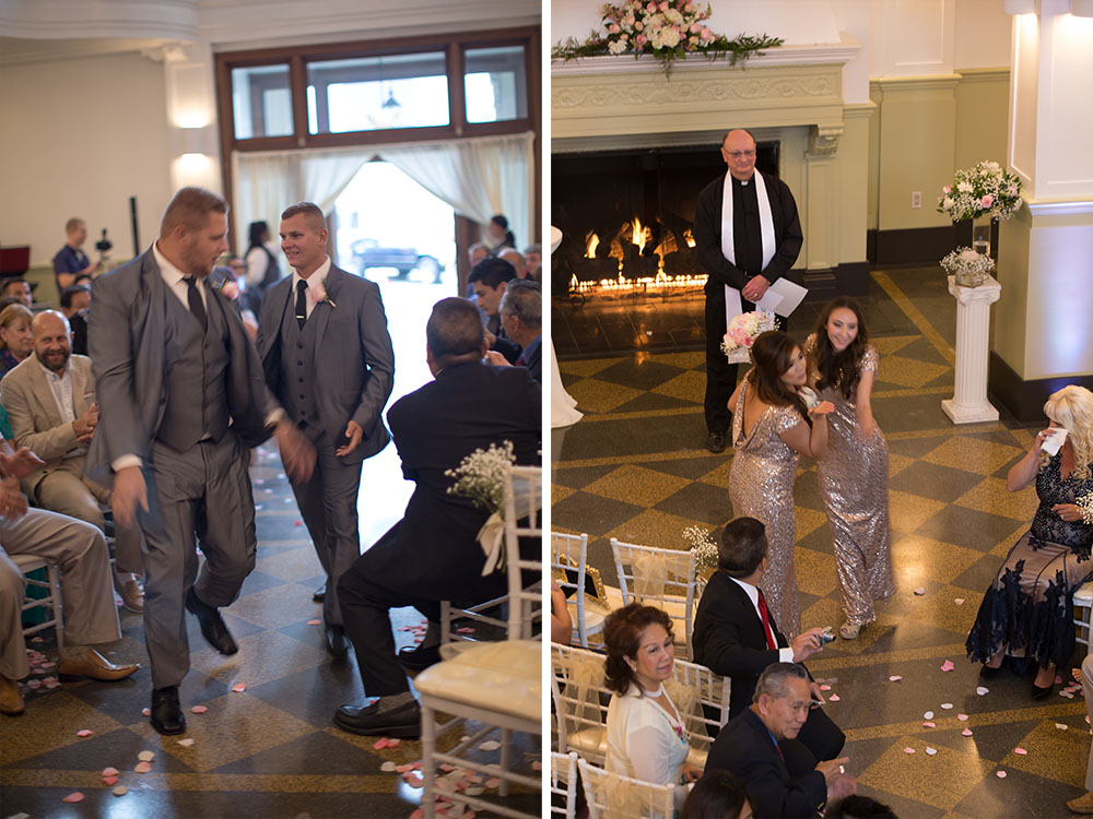 Ceremony GLAM MONTE CRISTO BALLROOM WEDDING | EVERETT WEDDING PHOTOGRAPHER