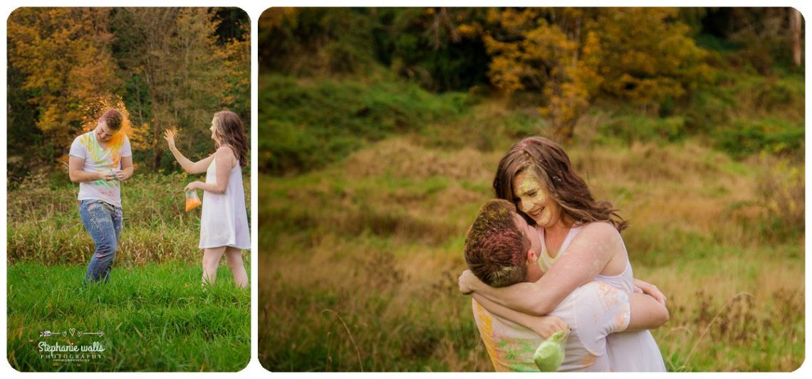 2017 01 19 1325 Engagement Color (Holi) Powder Fun | Nakashima Heritage Barn Arlington, Wa