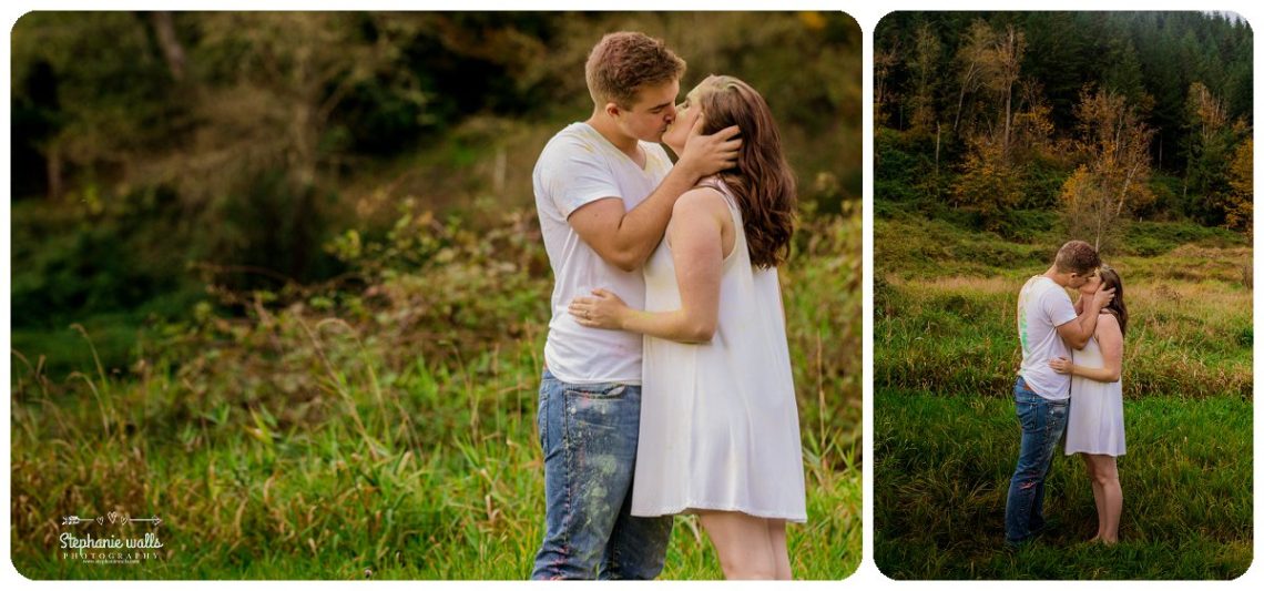 2017 01 19 1329 Engagement Color (Holi) Powder Fun | Nakashima Heritage Barn Arlington, Wa