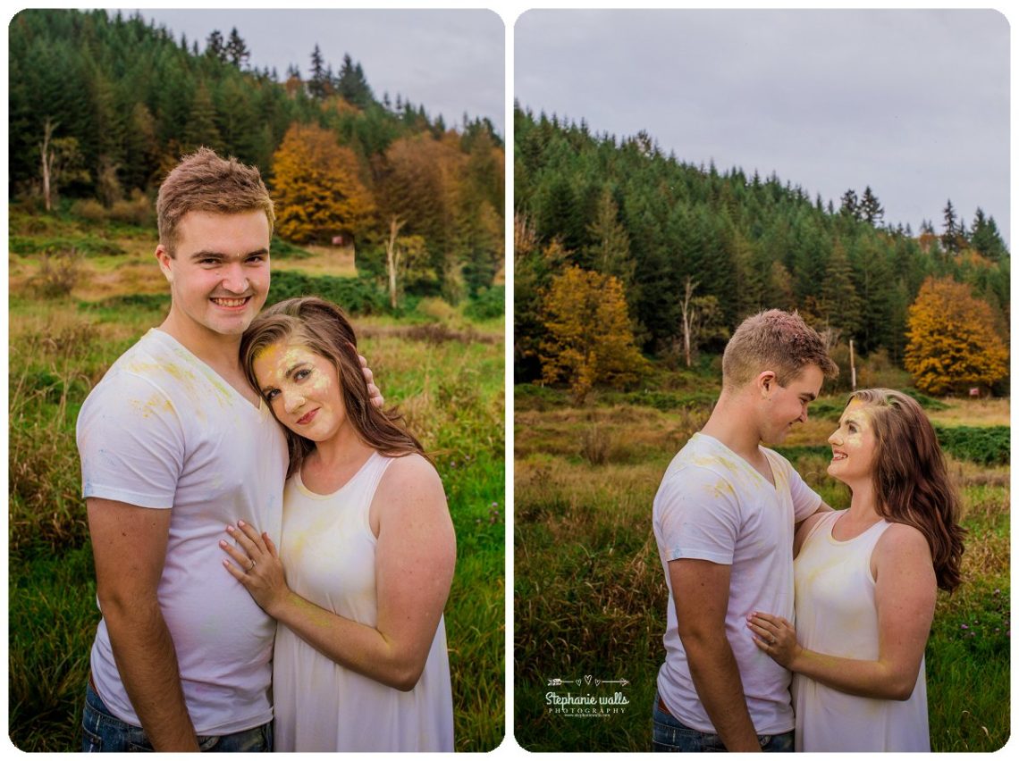 2017 01 19 1330 Engagement Color (Holi) Powder Fun | Nakashima Heritage Barn Arlington, Wa