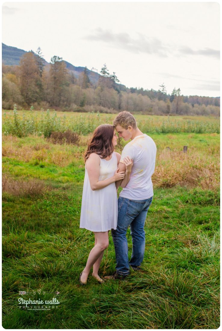 2017 01 19 1334 Engagement Color (Holi) Powder Fun | Nakashima Heritage Barn Arlington, Wa