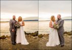 WATCHING SUNSETS TOGETHER | BEACH ELOPEMENT WEDDING EDMOND'S, WA