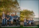 Family session at sunset mukilteo beach