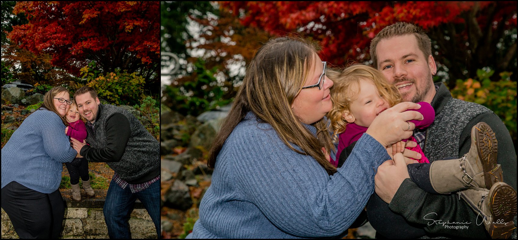 Gunderman Family 061 Evergreen Arboretum and Gardens   A Rainy Day with The Gundermans