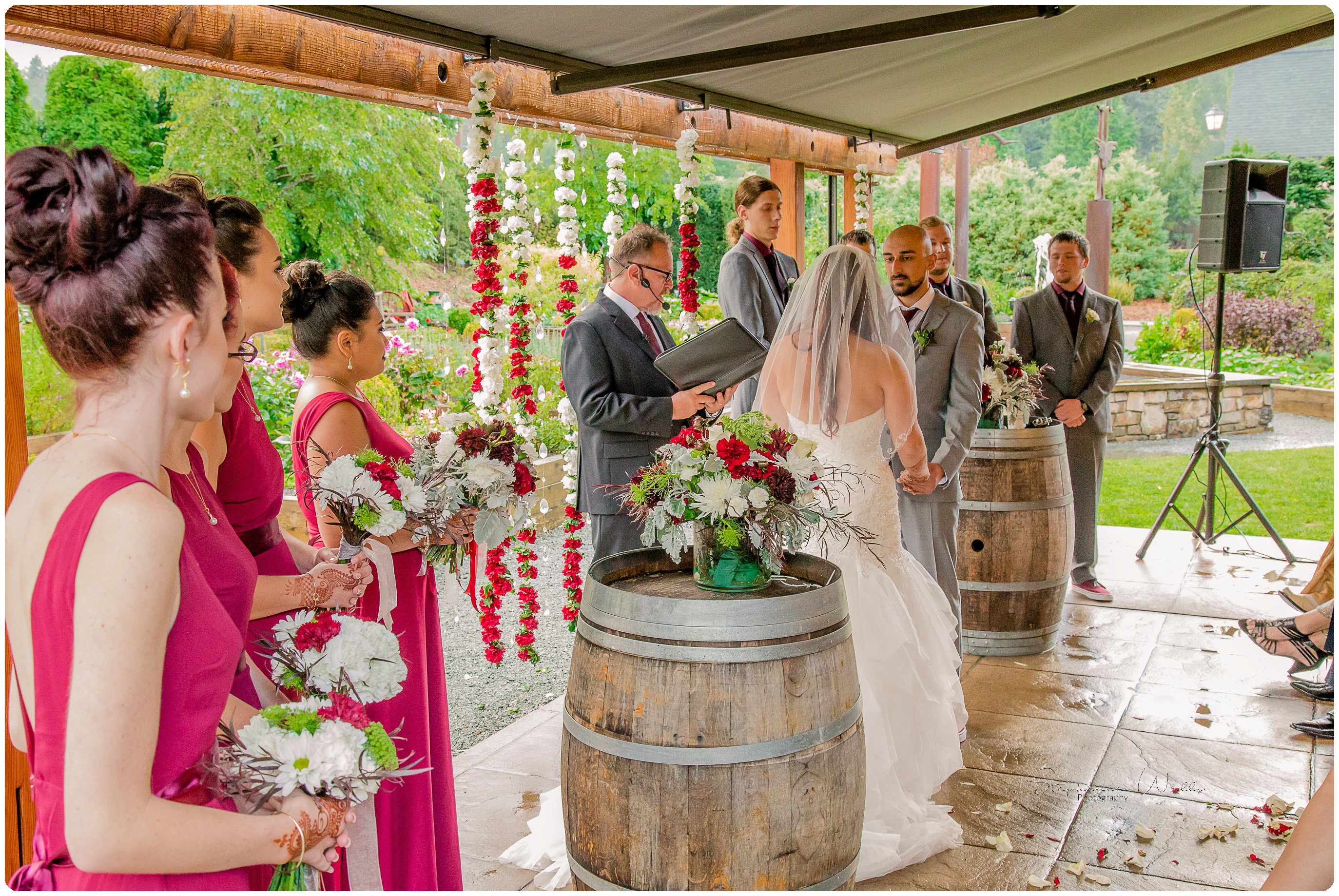 1st Look Ceremony 127 Megan & Mo’s Day 2 | Willow Lodge Wedding | Woodinville, Wa Wedding Photographer