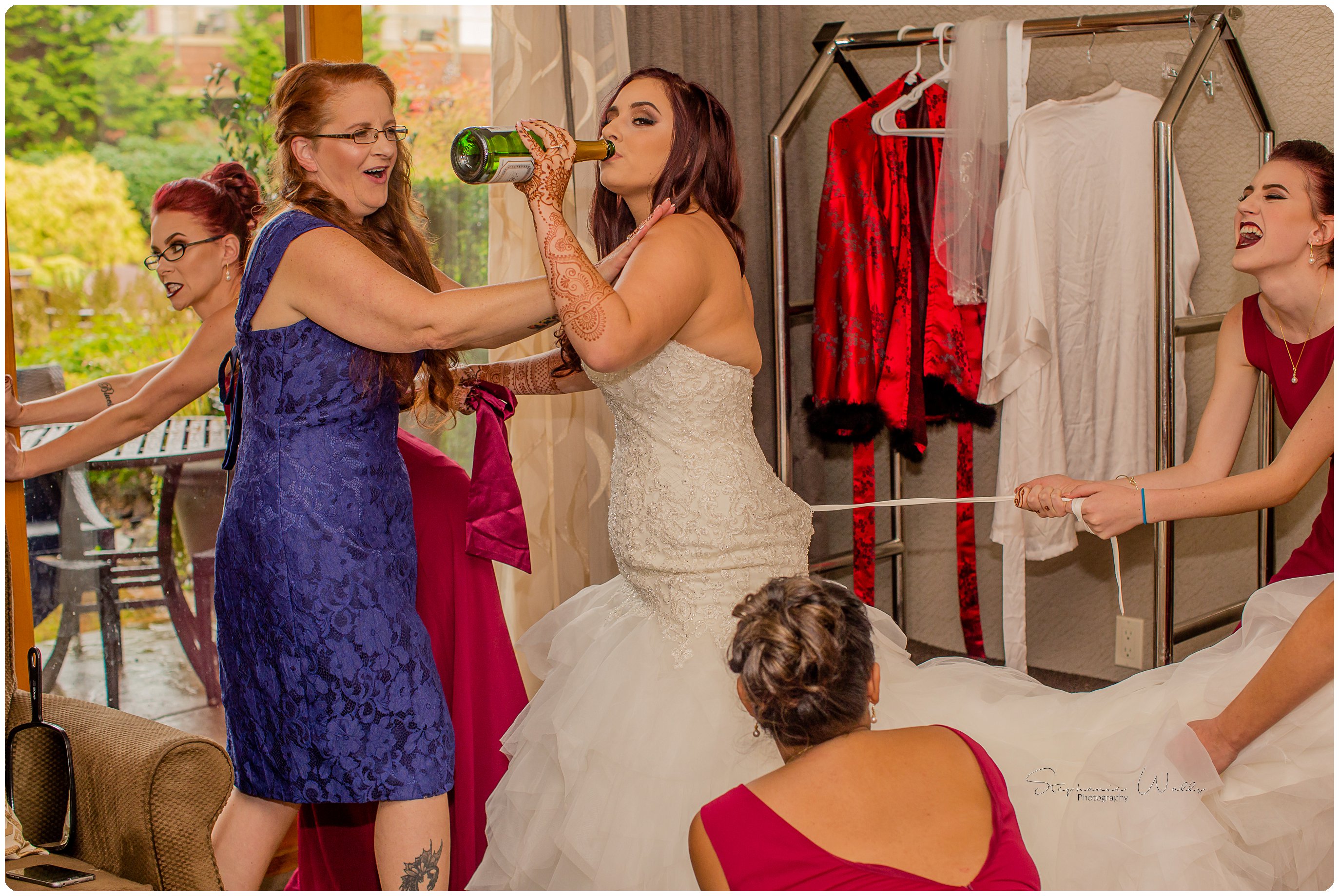 Bride Bridesmaids 073 Megan & Mo’s Day 2 | Willow Lodge Wedding | Woodinville, Wa Wedding Photographer