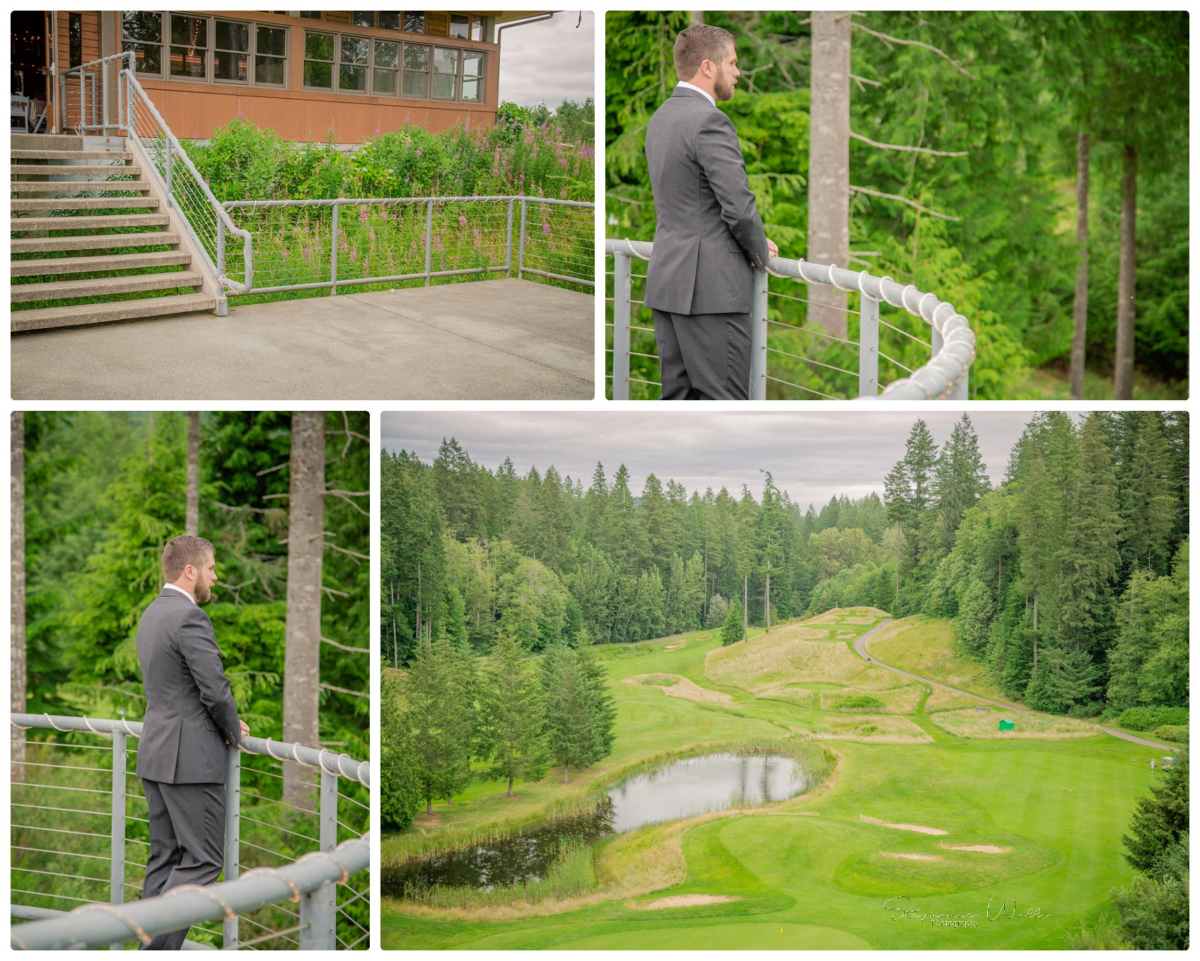 Gold Mountain Golf Course Wedding With Jenn and Rob 1st look Bridals 001 Gold Mountain Golf Course Wedding With Jenn and Rob