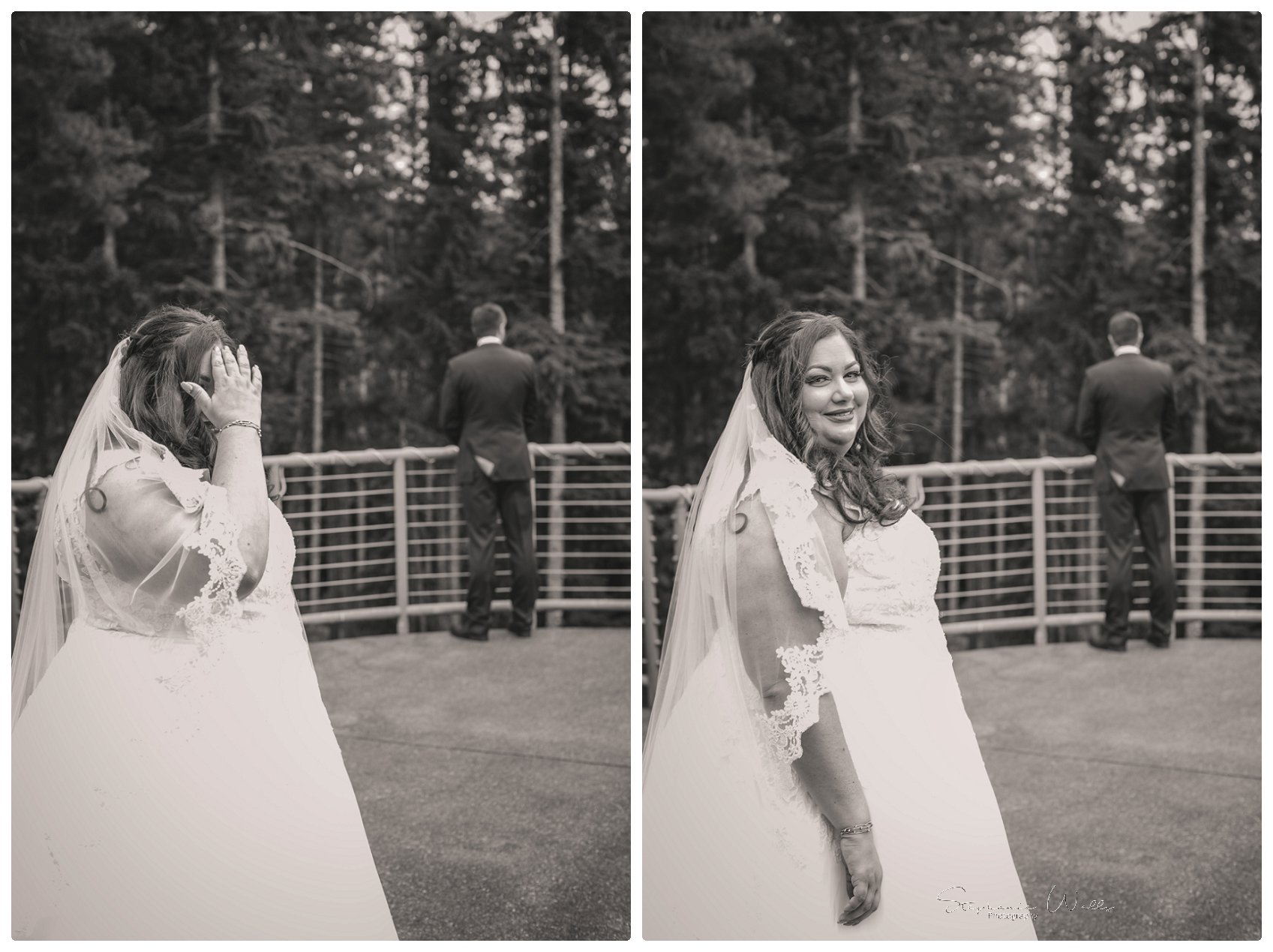 Gold Mountain Golf Course Wedding With Jenn and Rob 1st look Bridals 010 Gold Mountain Golf Course Wedding With Jenn and Rob