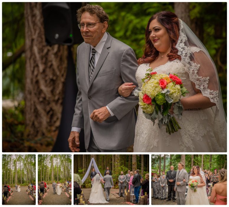 Ceremony 090 776x700 Gold Mountain Golf Course Wedding With Jenn and Rob