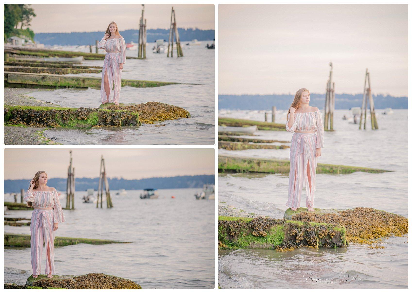 senior session at warm beach