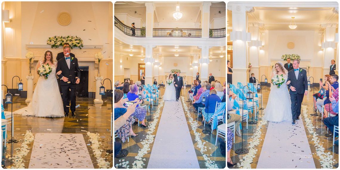 Ceremony 182 Black & Teal | Monte Cristo Ballroom Wedding | Everett Wedding Photographer