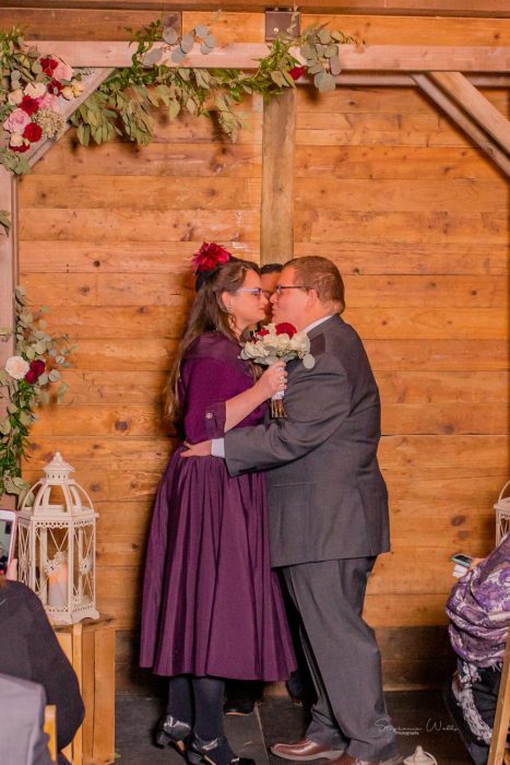 Stephanie Walls Photography 0295 467x700 Barn at Holly Farms Elopement of Kimberly and Mike