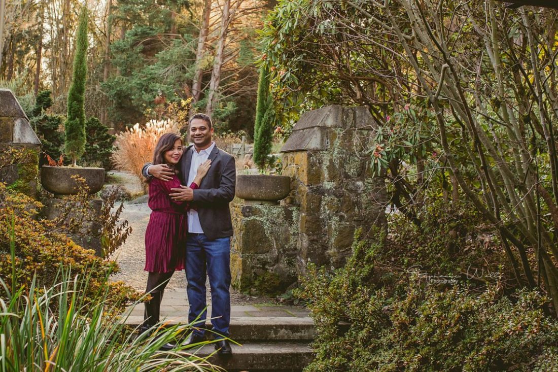 Stephanie Walls Photography 0372 scaled e1589433517478 Washington Park Arboretum Engagement with Chi and Saurav