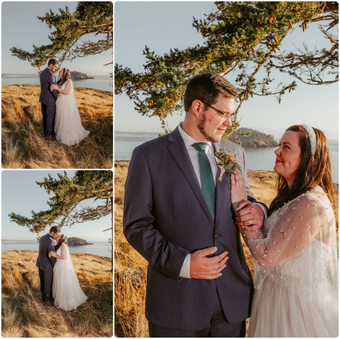 Stephanie Walls Photography 1180 scaled Summer Deception Pass Elopement at Rosario Beach | Jacinda & Trevor