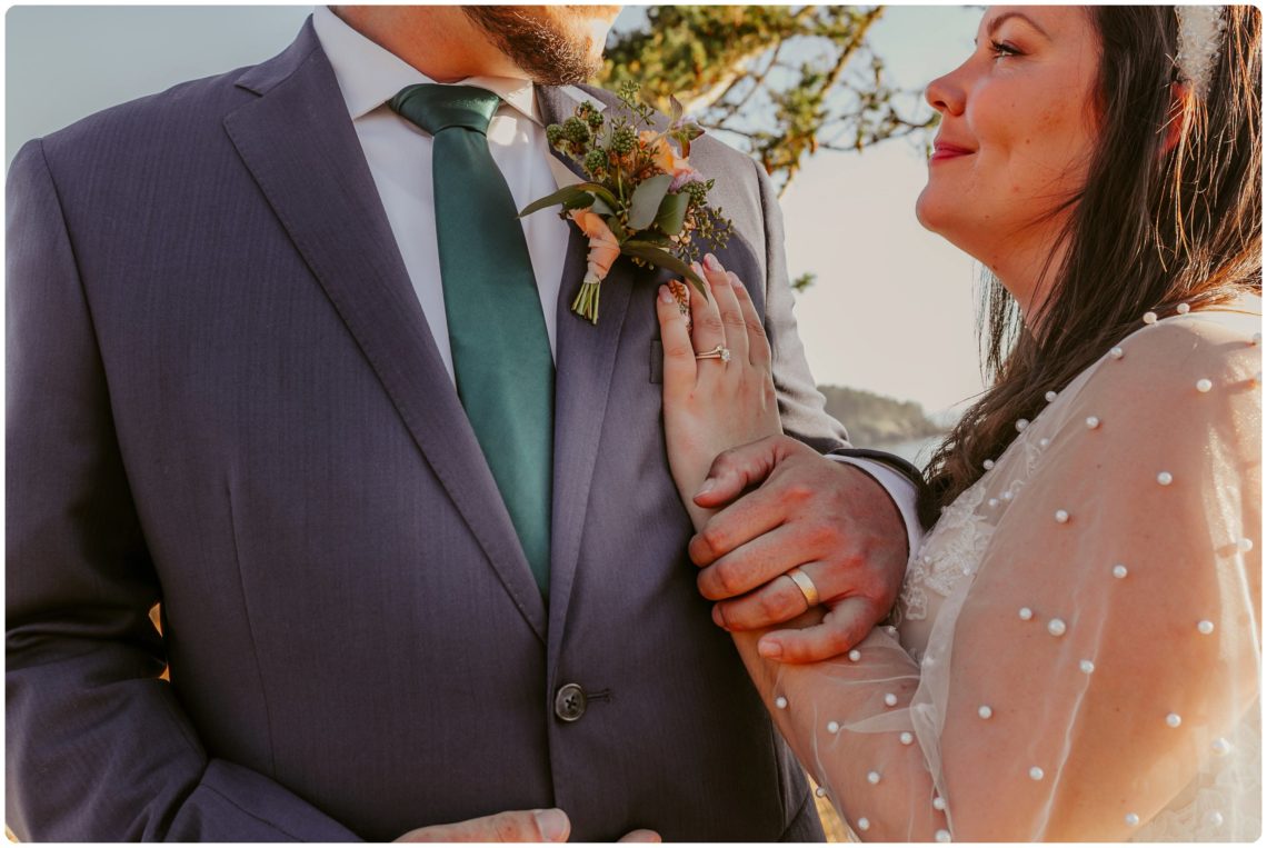 Stephanie Walls Photography 1182 scaled Summer Deception Pass Elopement at Rosario Beach | Jacinda & Trevor