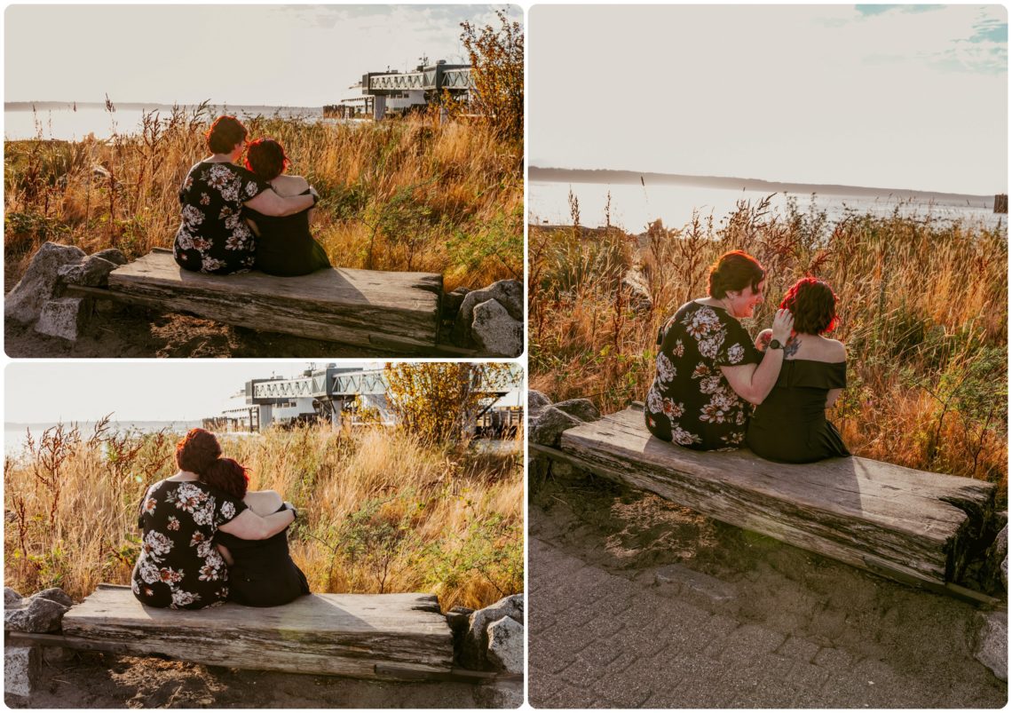 Stephanie Walls Photography 1215 scaled Edmonds Beach Park Engagement Session with Kristy and Kat