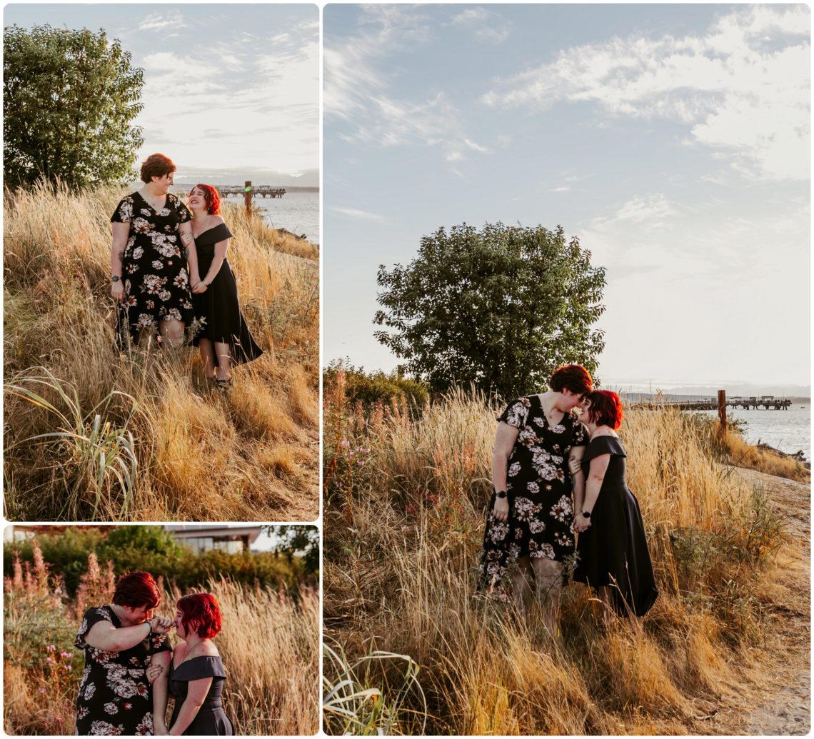 Stephanie Walls Photography 1220 scaled Edmonds Beach Park Engagement Session with Kristy and Kat