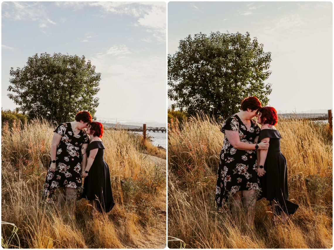 Stephanie Walls Photography 1221 scaled Edmonds Beach Park Engagement Session with Kristy and Kat