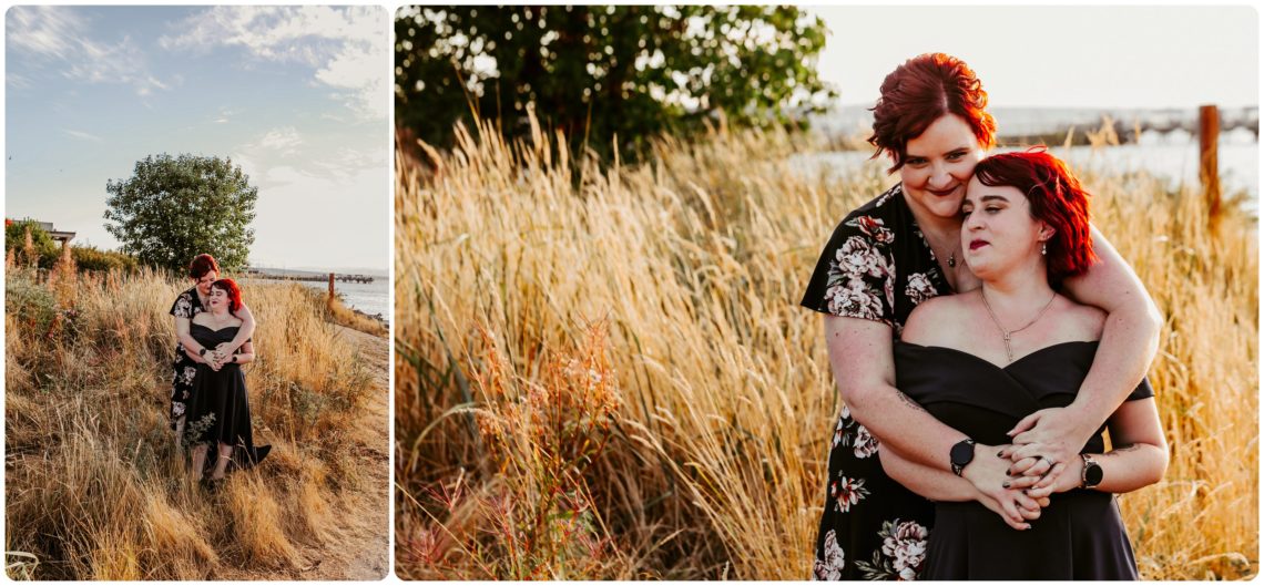 Stephanie Walls Photography 1223 scaled Edmonds Beach Park Engagement Session with Kristy and Kat