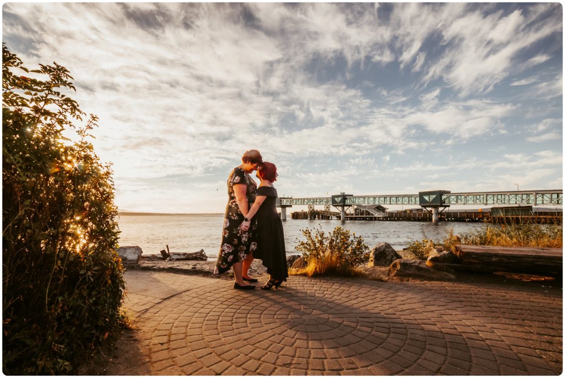 Stephanie Walls Photography 1228 scaled Edmonds Beach Park Engagement Session with Kristy and Kat