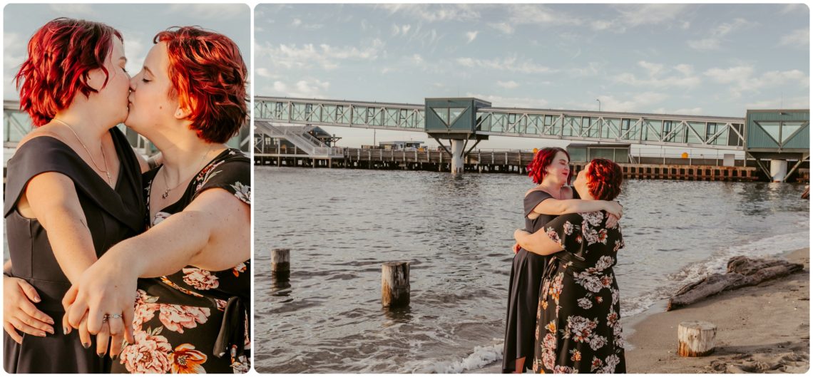 Stephanie Walls Photography 1229 scaled Edmonds Beach Park Engagement Session with Kristy and Kat