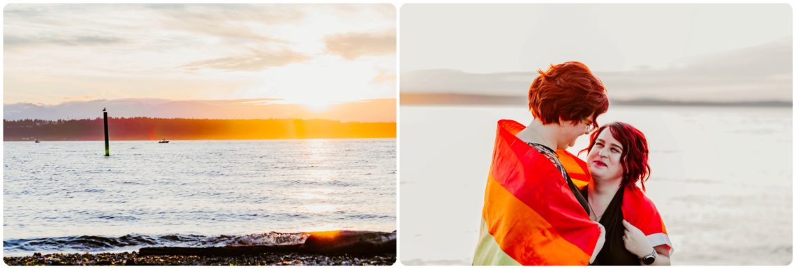 Stephanie Walls Photography 1237 scaled Edmonds Beach Park Engagement Session with Kristy and Kat