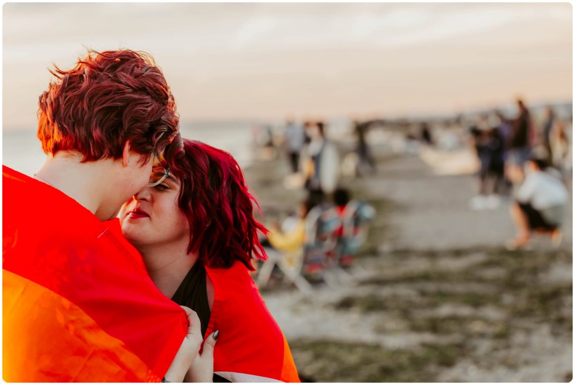 Stephanie Walls Photography 1241 scaled Edmonds Beach Park Engagement Session with Kristy and Kat