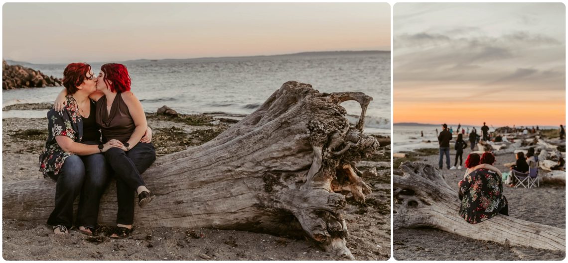 Stephanie Walls Photography 1261 scaled Edmonds Beach Park Engagement Session with Kristy and Kat