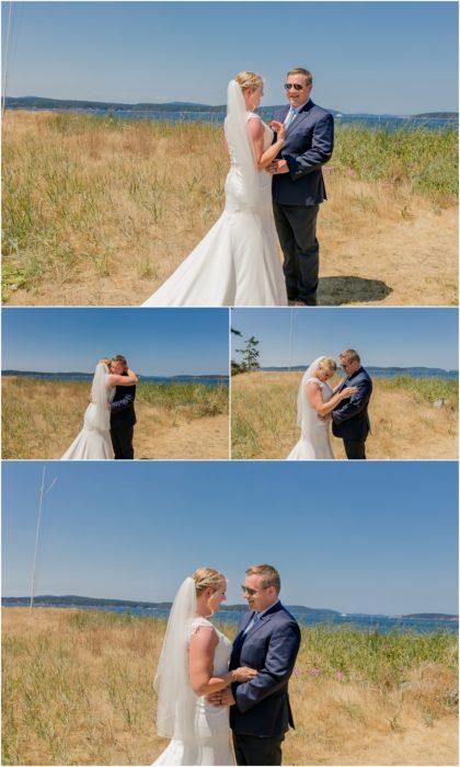 1st Look Bridals 036 420x700 Community Center, Lopez Island Wedding