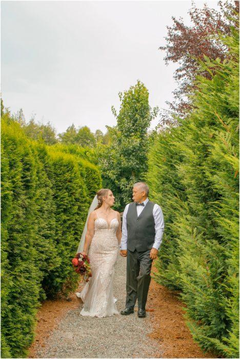 Bridals 148 468x700 Winding Path Gardens Summer Wedding