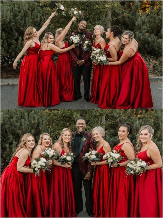 Bridesmaids Groomsmen 171 525x700 Laurel Place Seattle Wedding