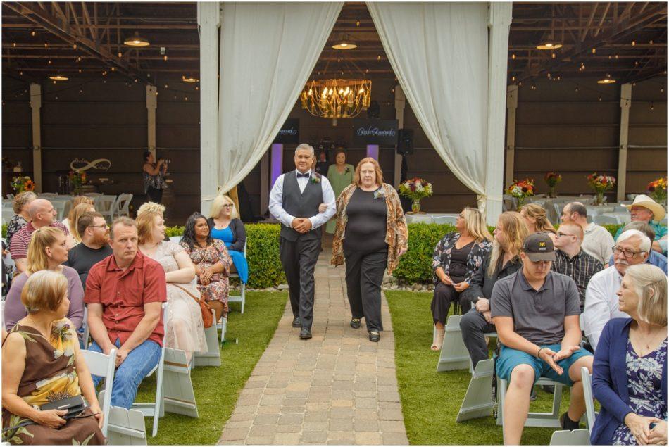 Ceremony 013 950x635 Winding Path Gardens Summer Wedding