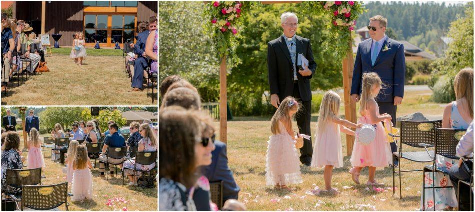 Ceremony 029 950x425 Community Center, Lopez Island Wedding