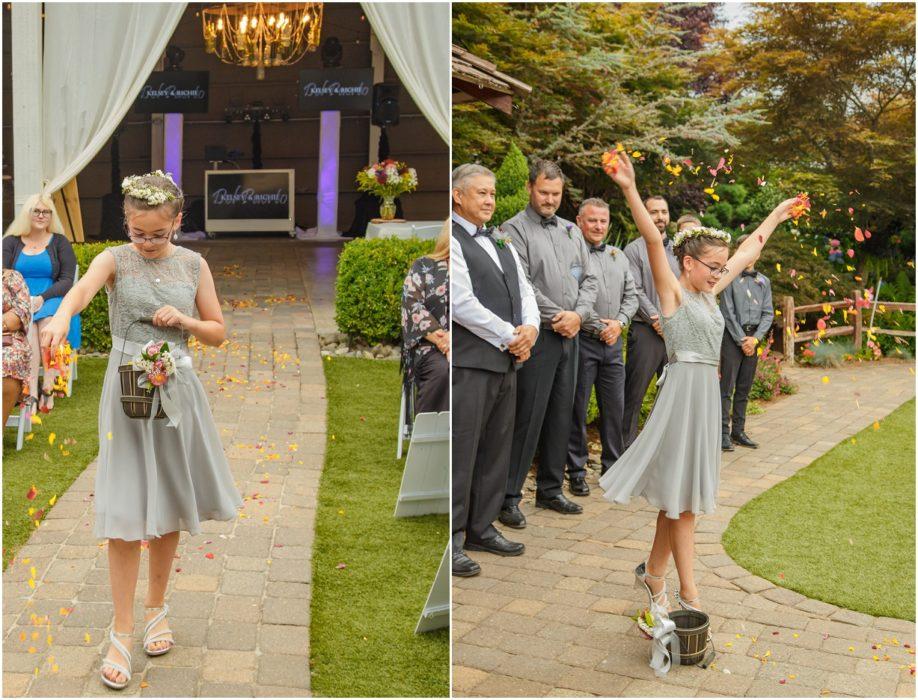 Ceremony 066 918x700 Winding Path Gardens Summer Wedding