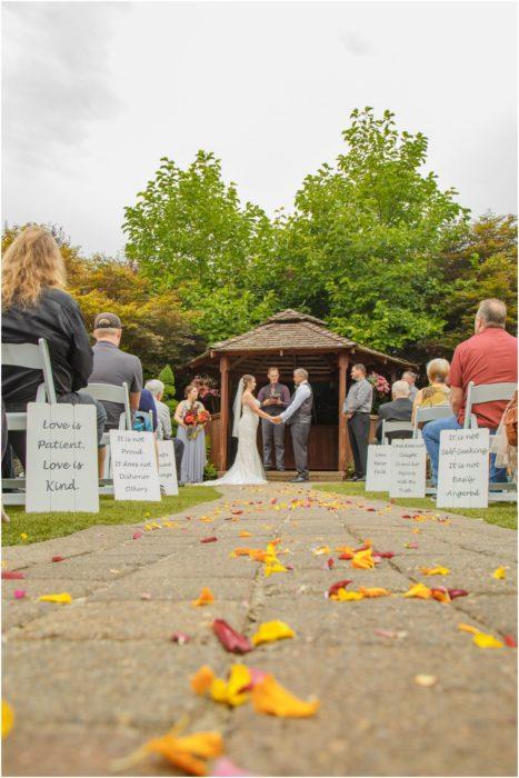 Ceremony 147 467x700 Winding Path Gardens Summer Wedding