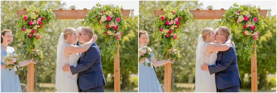 Ceremony 260 950x319 Community Center, Lopez Island Wedding