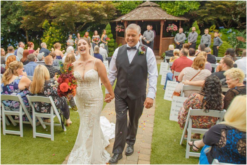 Ceremony 288 950x635 Winding Path Gardens Summer Wedding