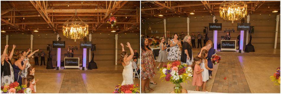 Entrance Cake Toasts and Tosses 199 950x319 Winding Path Gardens Summer Wedding