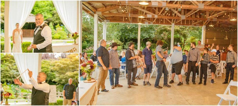 Entrance Cake Toasts and Tosses 232 950x425 Winding Path Gardens Summer Wedding