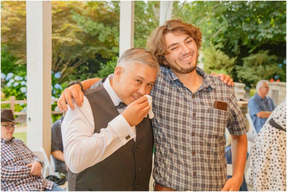 Entrance Cake Toasts and Tosses 250 950x635 Winding Path Gardens Summer Wedding