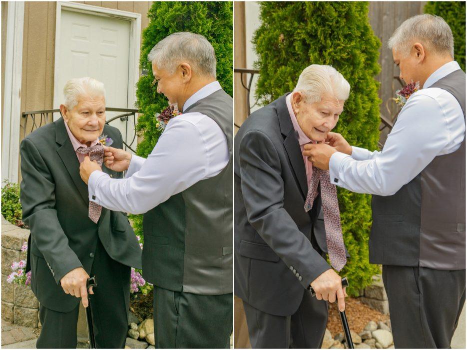 Getting Ready 043 1 935x700 Winding Path Gardens Summer Wedding