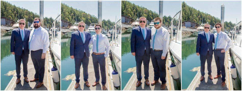 Groomsmen Bridesmaids 003 950x356 Community Center, Lopez Island Wedding