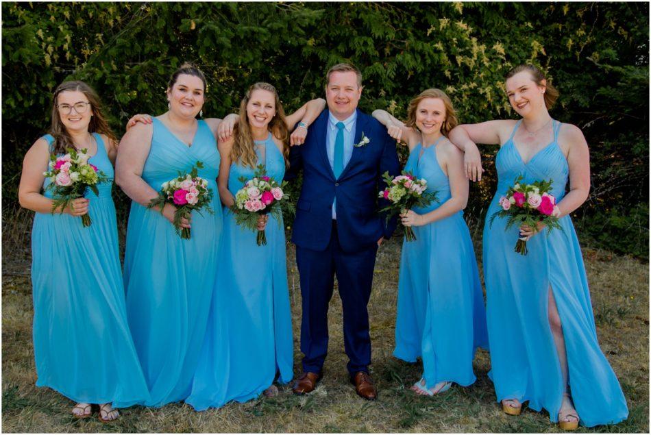 Groomsmen Bridesmaids 098 950x635 Community Center, Lopez Island Wedding