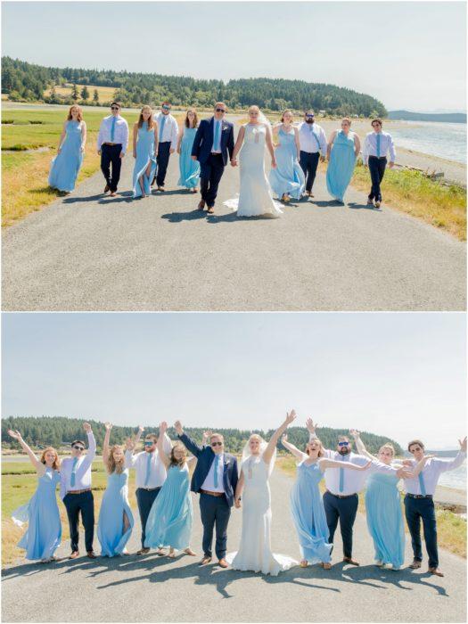 Groomsmen Bridesmaids 107 525x700 Community Center, Lopez Island Wedding