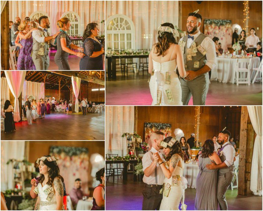 Money Dance Tosses Cake Cutting 126 873x700 Summer Crossroads Snohomish Wedding