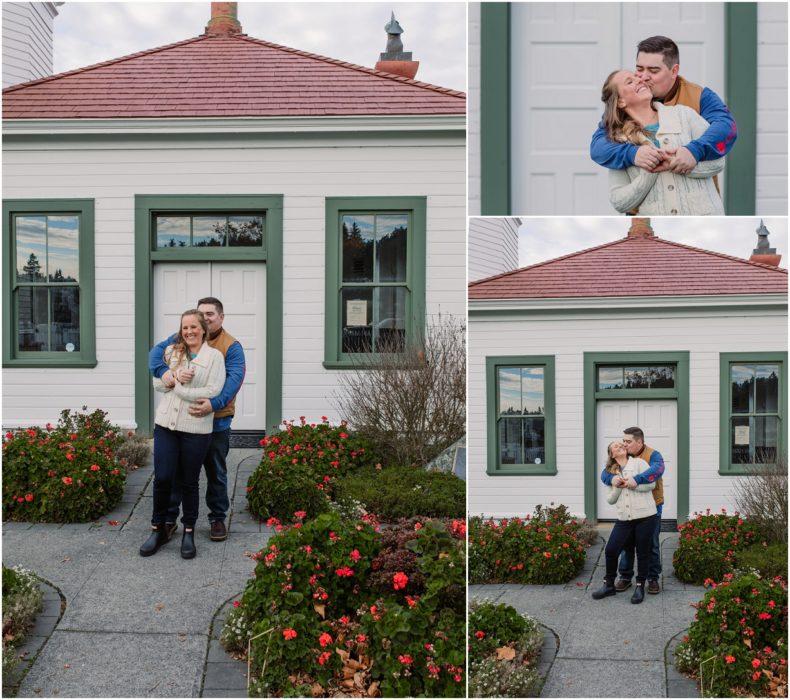 Stephanie Will 016 790x700 Mukilteo Lighthouse Beach Couples Session