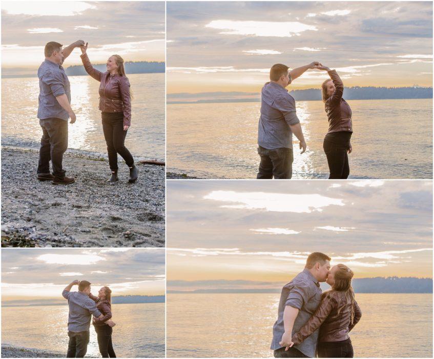 Stephanie Will 117 847x700 Mukilteo Lighthouse Beach Couples Session