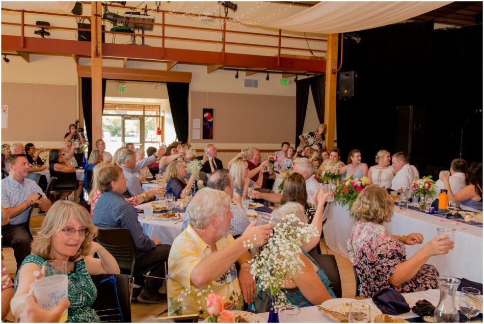 Toasts 112 950x635 Community Center, Lopez Island Wedding