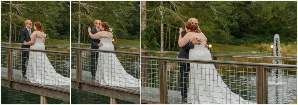 1st Look Bridals 156 950x337 Gray Bridge wedding with a rainbow flag sendoff