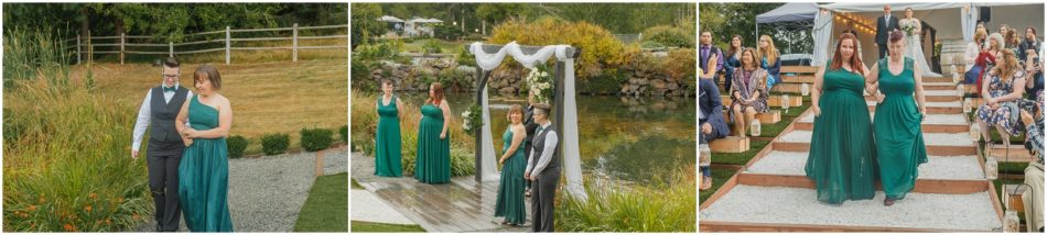 Ceremony 14 1 950x214 Gray Bridge wedding with a rainbow flag sendoff